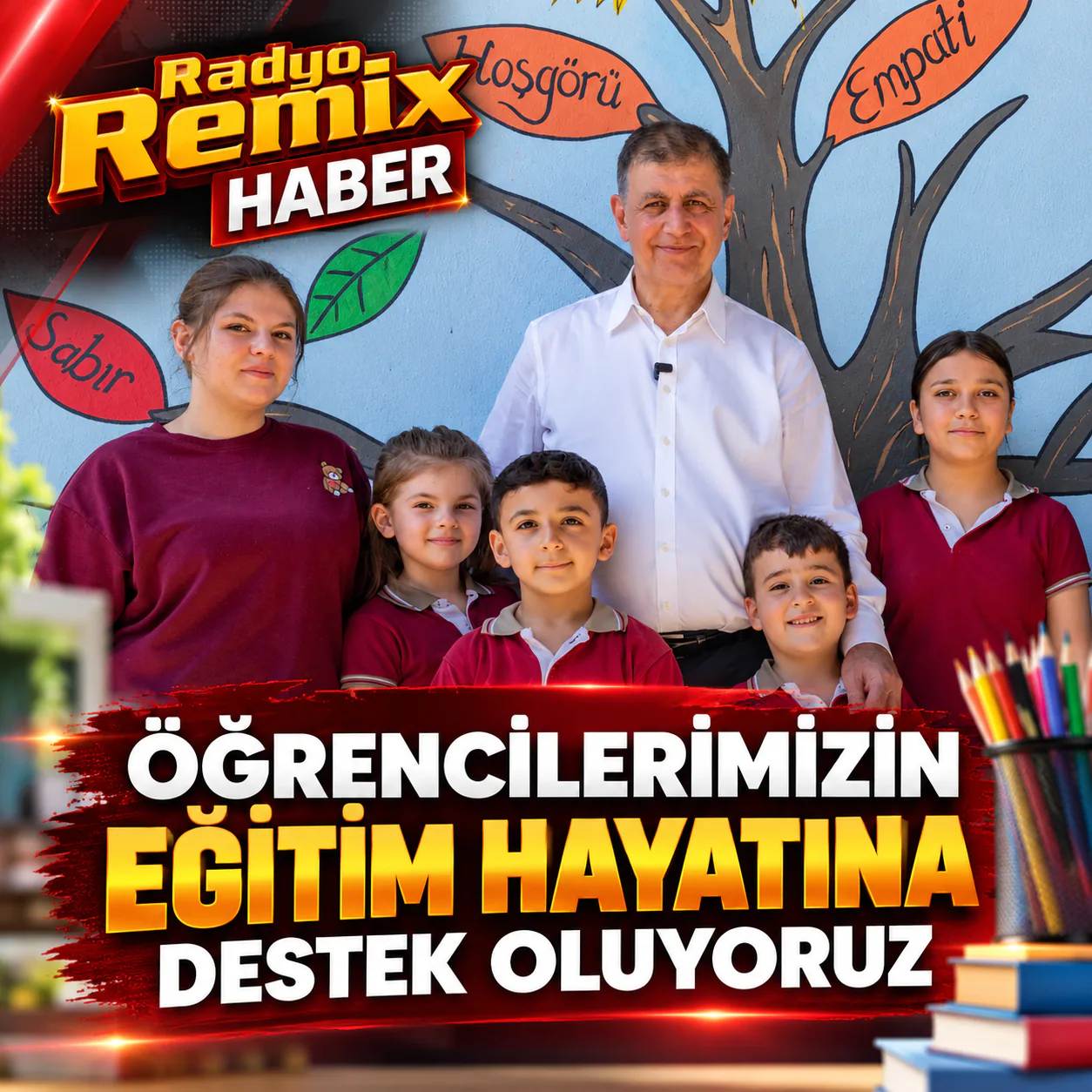 İzmir’de Öğrencilere Eğitim Desteği Devam Ediyor