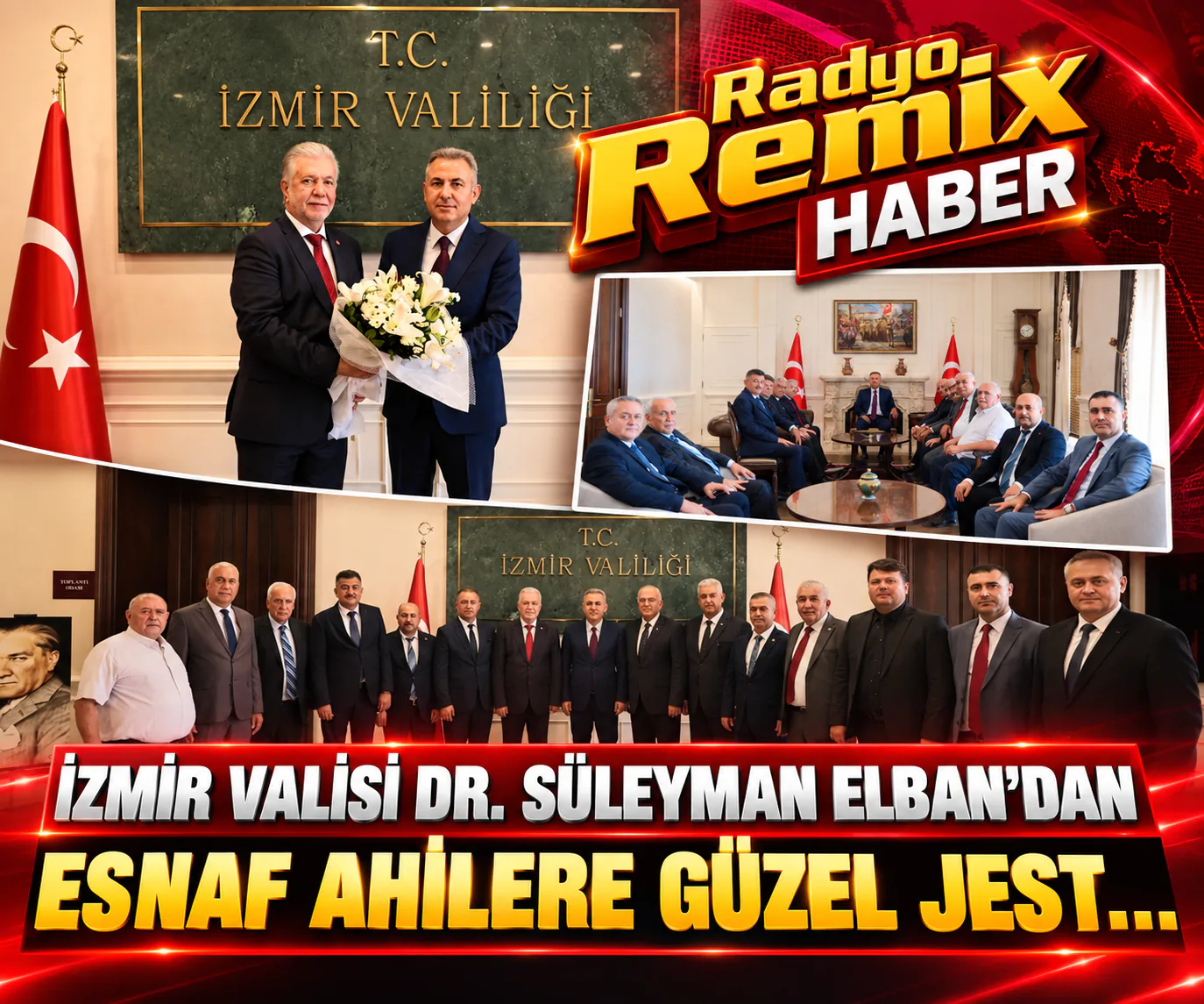 İzmir Valisi Dr. Süleyman Elban’dan Esnaf Ahilere Güzel Jest